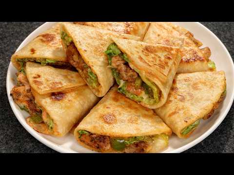 Do you have tortillas and chicken fillets? So delicious, I cook it every week! Crispy Quesadilla: Do