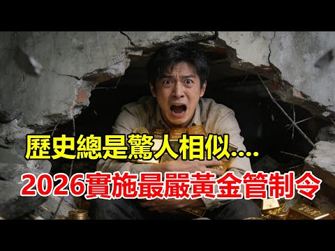歷史總是驚人相似！揭秘 2026 可能實施的「黃金管制令」！不想被充公？這「3 個藏金地點」連金管會都查不到！#黃金 #投資 #現金 #黃金管制令 #藏金地點 #歷史相似 #財務知識 #投資理財