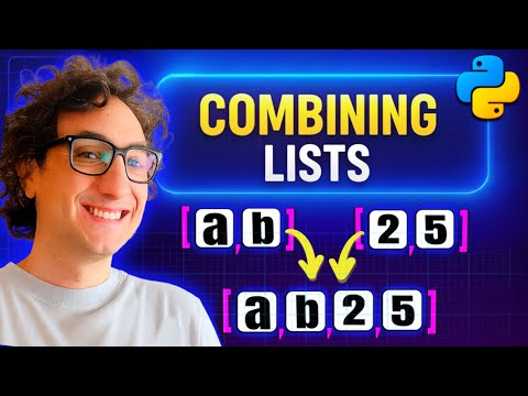 How to Combine Lists in Python | 4 Simple Ways and ZIP Visually Explained | #Python Course 30