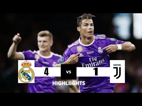 Real Madrid's Dominance: UCL Final 2017 Clash Against Juventus 4-1 | Extended Highlights & Goals 🔥