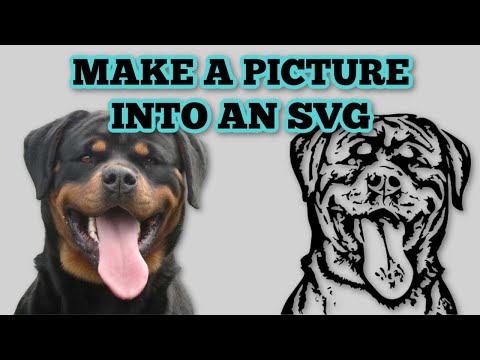 How to turn a picture into an SVG - Pet memorial - family memorial - Decal - Pic to SVG JPG to SVG