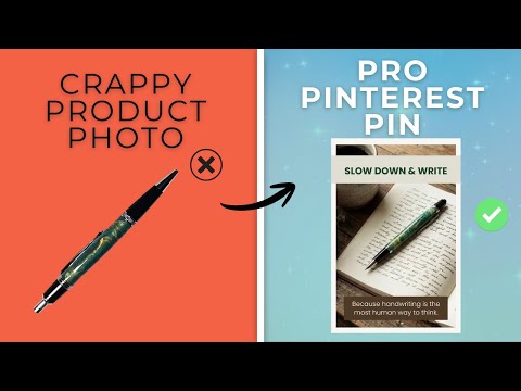 Turn a Bad Product Photo into a Professional Pinterest Pin Using AI