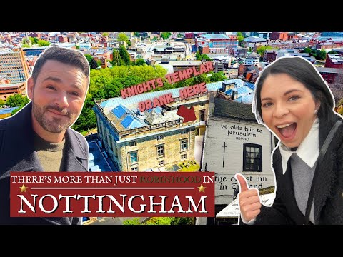 AMERICAN TOURIST LEARN THERE'S MORE THAN ROBIN HOOD IN NOTTINGHAM TRIPPING THROUGH UK DAY 1