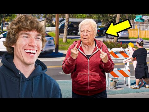 Angry Grandma Wants To Fight!