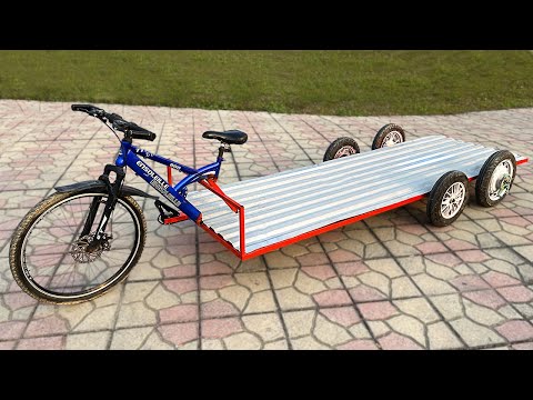 IDEAS FROM WORLD'S TOP PROFESSORS| Super long cargo vehicle made from bicycles and electric motors!