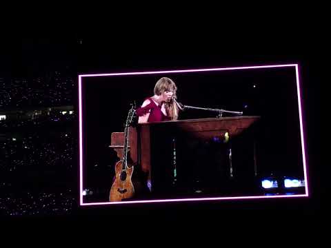 Taylor Swift - Daylight live piano acoustic set, The Eras Tour Minneapolis N2