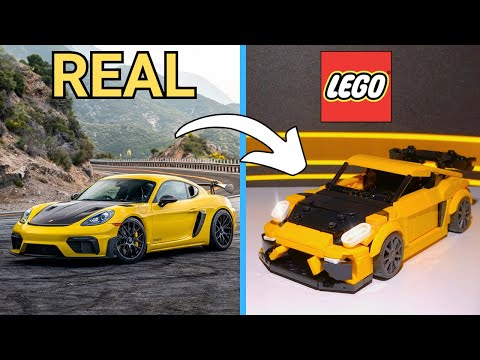 I built a LEGO Porsche Cayman GT4 RS!!