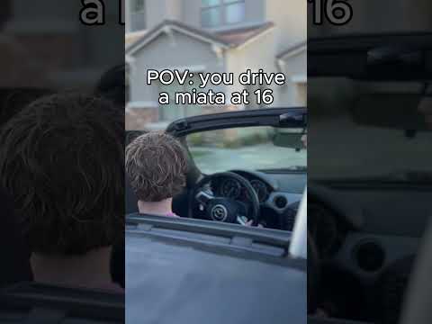 POV you drive a MX-5 Miata #miata #mx5 #convertable #jdm #tune #mods