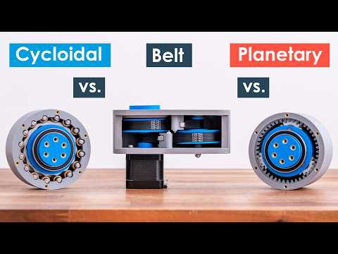 Cycloidal vs Belt vs Planetary - The Best 3D Printed Drive for Your Next Robotic Project?