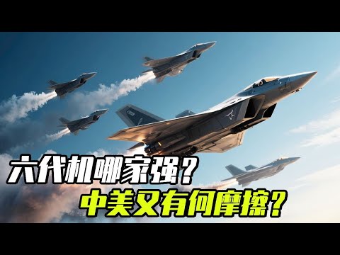 六代机到底哪家强？为啥是三台引擎？而中美六代机之间又有什么新摩擦？#六代机 #科技启示录 #知识前沿派对