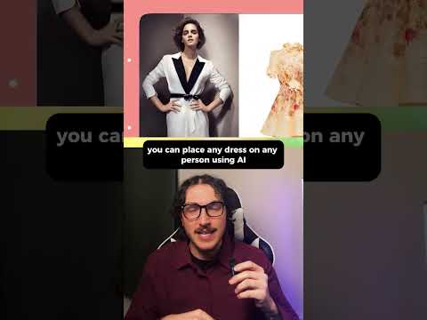 This AI tool is crazy. It lets you put an outfit on anybody ￼#aiautomation #aiwebsites #aitools
