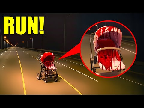 if you see a BLOODY STROLLER on your STREET, RUN! (it's A TRAP!)
