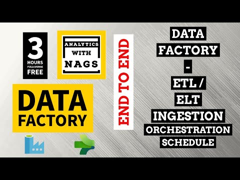 [[ 3 HOURS ]] Complete Azure Data Factory - { End to End } Full Course
