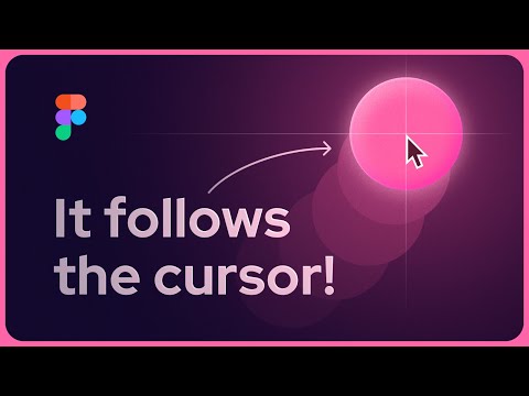 Cursor tracking without plugins — Figma tutorial