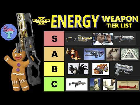 Helldivers 2 - Energy Weapons Tier list! The most unique weapons in the game...
