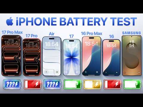 iPhone 17 Ultimate Battery Test!