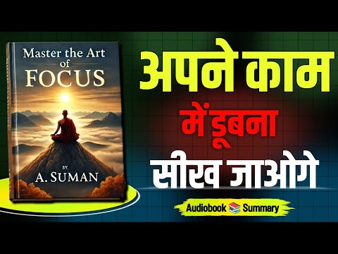Master The Art Of Focus by A Suman | Book summary in hindi | Audiobook
