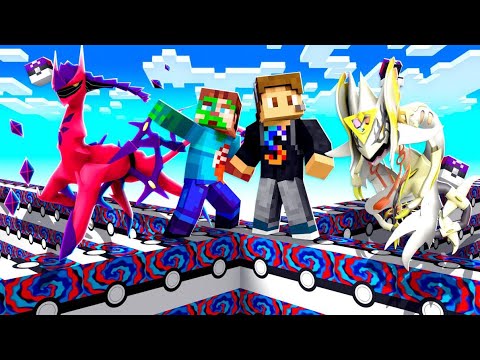 MINECRAFT FUSION PIXELMON LUCKY BLOCK WALLS!