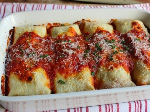 Turkey Manicotti Recipe -- Leftover Turkey Special
