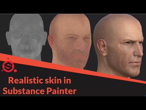 How to paint realistic skin in Substance Painter