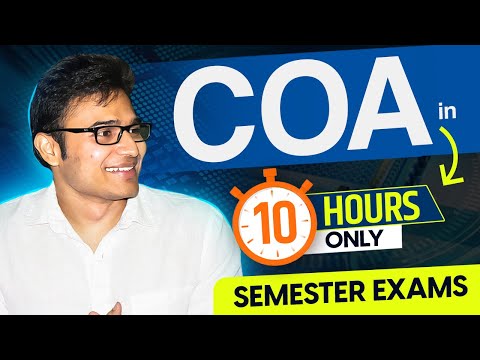 Computer Organization & Architecture in One Shot | Semester Exams Preparation | GATE Preparation|RBR