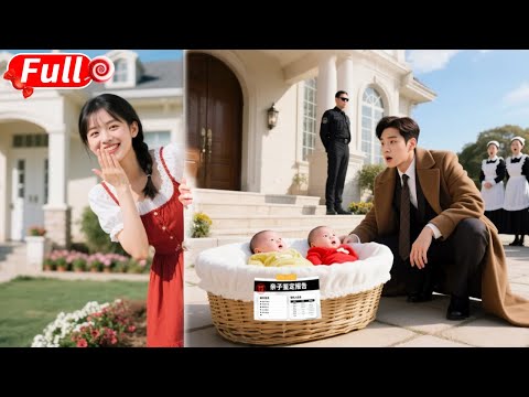 總裁在家門口撿到雙胞胎，沒想到竟是窮丫頭留給他的一夜情骨肉！總裁當場紅眼，掀翻全城只為娶她回豪門！#短劇 #爽劇 #甜劇 #愛情劇 #drama #总裁 #萌娃