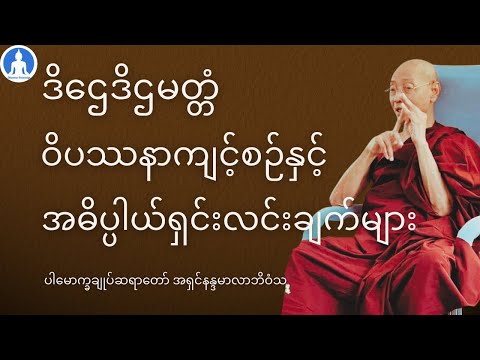 ဒိဌေဒိဌမတ္တံ ဝိပဿနာကျင့်စဉ်နှင့် အဓိပ္ပါယ်ရှင်းလင်းချက်များ (တရားတော်) ပါချုပ်ဆရာတော် နန္ဒမာလာဘိဝံသ
