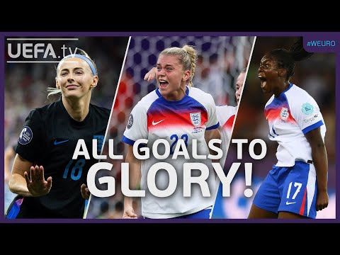 EVERY England Goal To Win The Women's EUROS 2025! 🍿 #WEURO2025