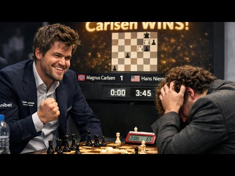 Unstoppable Magnus! Hans Niemann Collapses in QF Game