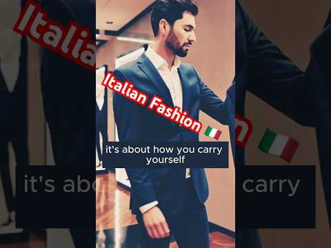 Why Italian Men Dress Better Than You #mensfashion #menswear #italianstyle