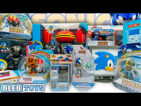 Sonic the Hedgehog toy collection unboxing | Giant Mecha Sonic | Hammer Egg Robot playset Review