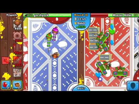 Replay from Bloons TD Battles!