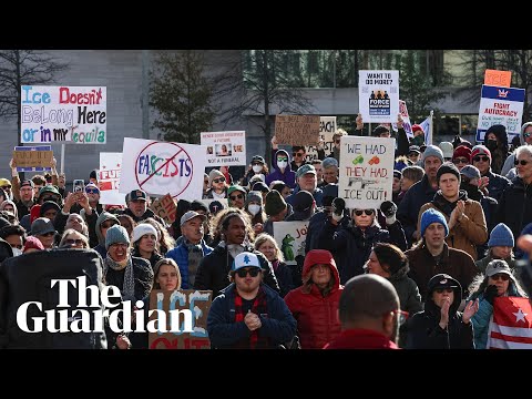 Thousands protest in Minneapolis over fatal ICE shooting