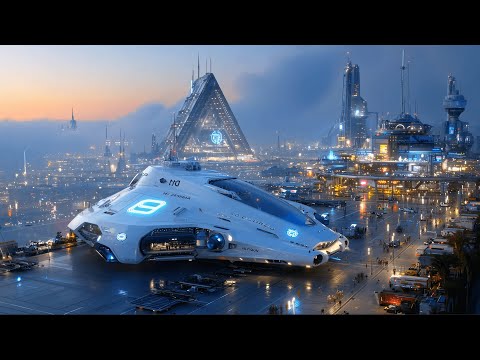 Future City Dreams 4K Sci-Fi – Utopian Winter Cities, Vertical Gardens | AIDoALL