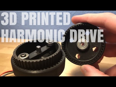 Making a 3D Printed Harmonic Drive Using a Timing Belt