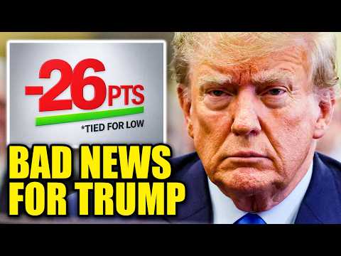 Trump Polling DISASTER Deepens With New Approval Lows