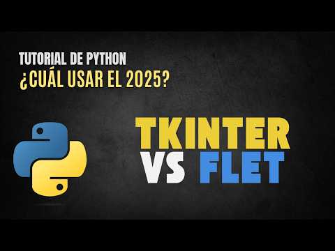 Python GUI: Tkinter vs. Flet - ¿Cuál es mejor para ti?