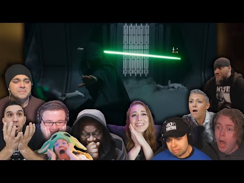 Luke vs. Dark Troopers / The Mandalorian Season 2 Finale / Reaction Compilation 😲😭