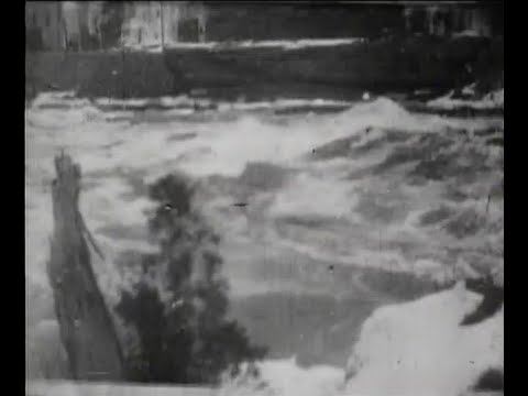 Rough Sea at Dover (1895) | Nature’s Fury at an English Pier