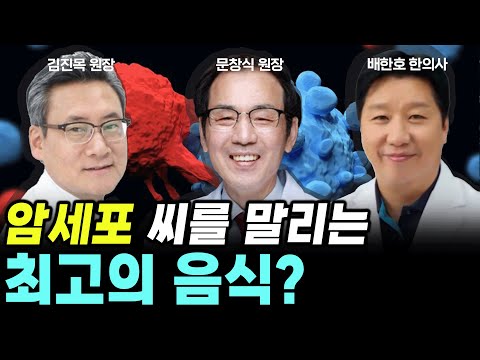 암세포 절대 살지 못하게 하고 씨를 말리는 최고의 음식은? (김진목 원장, 배한호 한의사, 문창식 원장) #건강 #암 #발암물질
