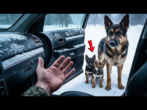 Officer Opens Truck Door in a Blizzard for a Freezing Dog Family — What Happens Next Will Melt You!