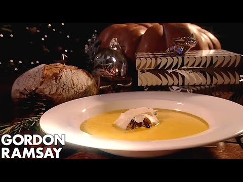 Gordon Ramsay's Pumpkin Soup With Wild Mushrooms