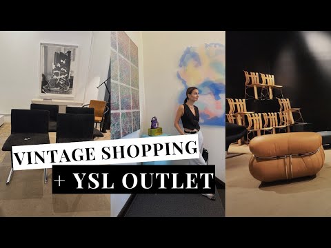 Going To All The BEST Vintage Stores in Palm Springs + The Saint Laurent Outlet
