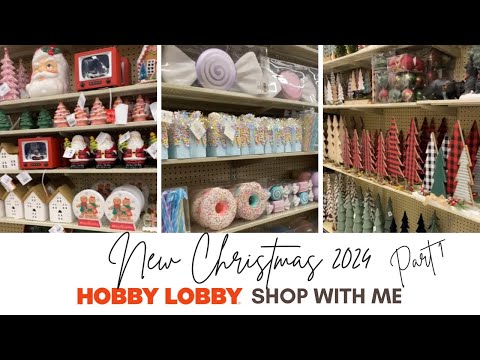 β NEW! HOBBY LOBBY π CHRISTMAS 2024 Shop With Me - Gingerbread, Candy, Vintage Decor