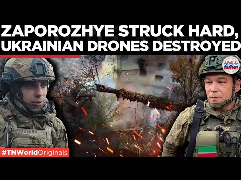 RUSSIAN ARTILLERY DESTROYS Ukrainian UAV Command Posts In Zaporozhye | Times Now World
