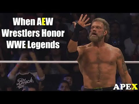 When AEW Wrestlers Pay Homage & Mention WWE Wrestlers