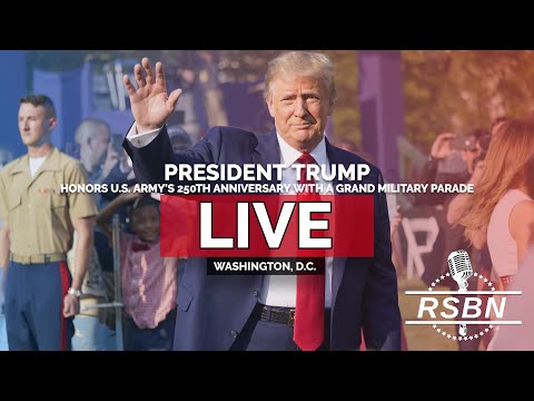REPLAY: President Trump Honors U.S. Army's 250th Anniversary With a Grand Military Parade - 6/14/25