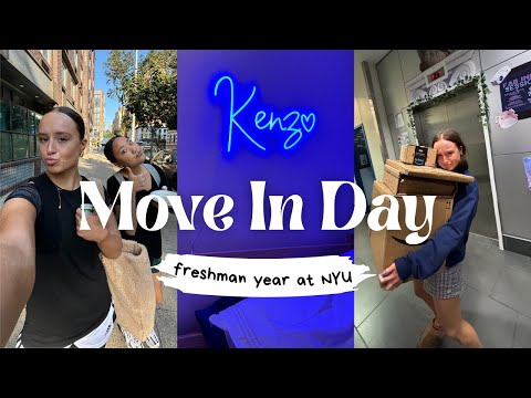 MOVE IN DAY AT NYU *freshman year*