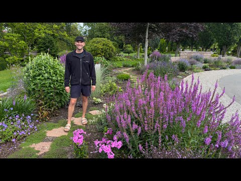 Garden Design Ideas for a New Flower Bed | Purple Perennials & More | Perennial Garden