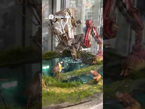 The most insane and biggest Diorama display I have ever seen #gundam #thriftshopping #japan